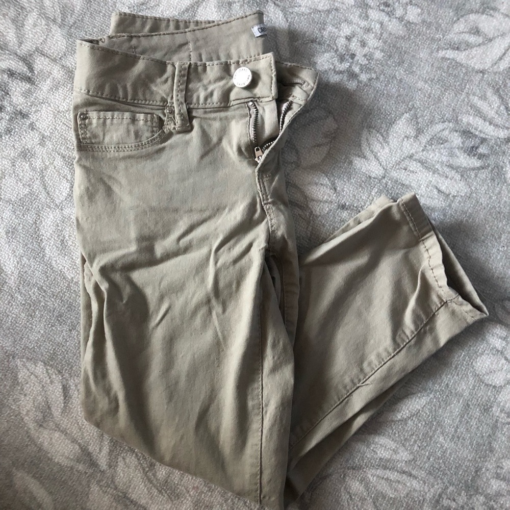 Khaki jeggings